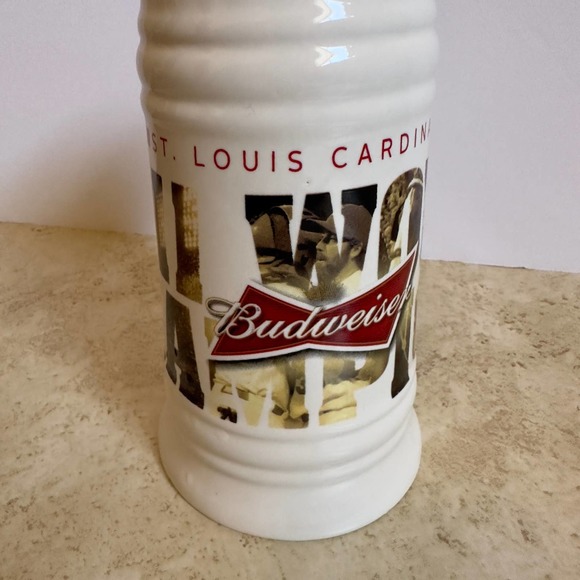 Budweiser Other - St. Louis Cardinals 2011 World Series Beer Stein Ceramic Mug